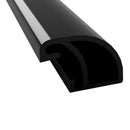Premium Black Slimline Inward Opening Thermal Cover – High-Performance Heat Barrier For Thresholds