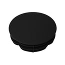 Premium Grade Black LDPE Round Slightly Domed Inserts - 250Pack