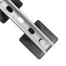Channelled Roof Support Feet Black Nylon For Stable Mounting