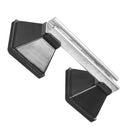 Channelled Roof Support Feet Black Nylon For Stable Mounting