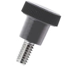 Professional Black Knurled Male High Thumbscrews For Internal & External Use – 12Pcs