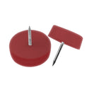Plastic Nail-On Feet For Furniture Support And Floor Protection - Pack of 15