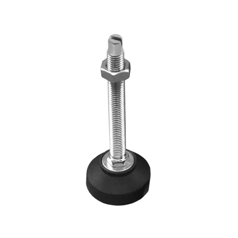 Industrial Black Slotted Head Articulating Feet For Reliable Leveling Solution