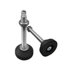 Slotted Head Articulating Feet Black – Adjustable & Stable Support