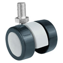 High Durable 38mm Polyamide Soft Wheel Castors Perfect For Domestic Applications - 5Pcs