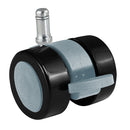 High Strength Polyamide 38mm Braked Castor Wheels For Heavy Furniture