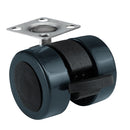 High Strength Polyamide 38mm Braked Castor Wheels For Heavy Furniture