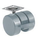 High Strength Polyamide 38mm Braked Castor Wheels For Heavy Furniture