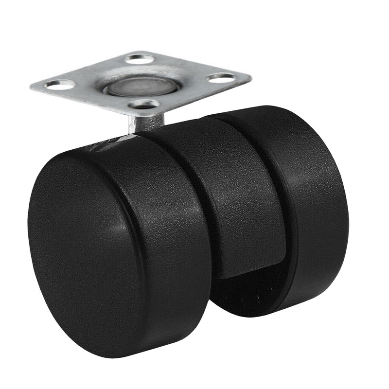 Professional 38mm Polyamide Hard Castor Wheels For Trolleys & Furniture - 5Pcs
