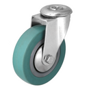 High Quality Bolt Hole Green Budget Castors For Machinery Wheels - 5 Pack