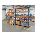 3x Heavy Duty Industrial Shelving - 1830mm High - 200kg Capacity - Steel