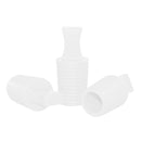 Silicone Ribbed Plugs for Powder Coating & Masking - 100 Pack