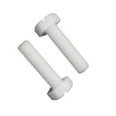 Hex Head Slotted Screws DIN 933 – Natural Nylon For Secure Fixing