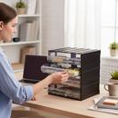 Premium Plastic Storage Units with 4 Drawers for Organizing