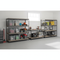 Heavy Duty Industrial Shelving and Workbench Bundle - 1800mm High & 1200mm Wide - Grey