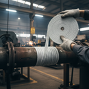 Premium High-Performance Glass Webbing Tape for High-Temperature Insulation and Flanged Joint Sealing - Detail View