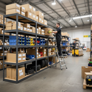 4x Heavy Duty Shelving Units - 2130mm High - 200/280kg Capacity - Grey - UK Stock