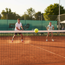 Premium Regulation Tennis Net with Vinyl Coated Nylon Headband and 45mm Square Mesh for Enhanced Durability and Stability ...
