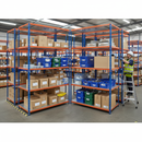 Premium Industrial Shelving - 2440mm High, 340kg Capacity, Steel Construction