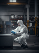 Premium Heavy Duty Coverall with 3-Piece Hood, Ergonomic Design, and Antistatic Features - Perfect for Industrial Use - Ma...