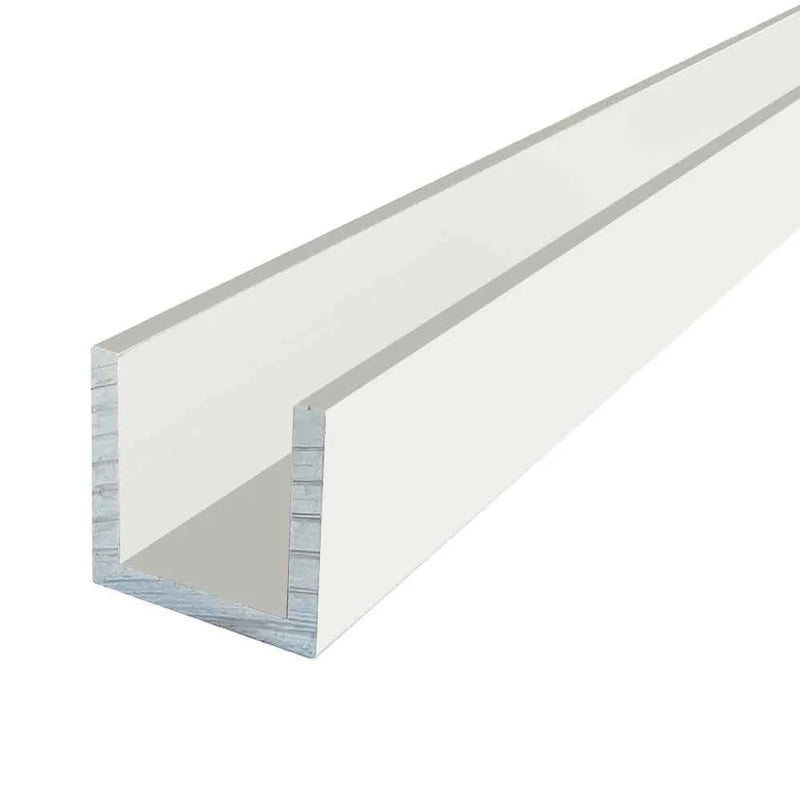 38.1mm x 25.4mm x 3.2mm Anodised Aluminium Channel