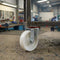 80mm Pressed Steel Swivel Castor Wheel with 4 Hole Top Plate & White Nylon Wheel - 120kg Load Capacity