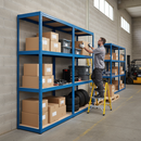 Premium Industrial Shelving - 1600mm High - Supports 200/280kg - Blue