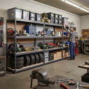 3x Heavy Duty Garage Shelving - 1600mm High - 500kg Load Capacity - Grey