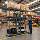 Heavy Duty Shelving 1600mm High 200kg Per Shelf - Grey Industrial Racking UK