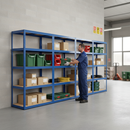 Premium Heavy Duty Shelving Units - 2130mm High - 200/280kg Capacity - Pack of 4
