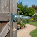 Professional 74mm Heavy Duty Hinge Set - Durable Zinc Plated Construction for... - Detail View