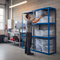 Premium 2x Shelving Units - 1600mm High with 8x 33.5L Storage Boxes