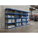 Heavy Duty Shelving Units with 12x 60L Plastic Storage Boxes - 2130mm High