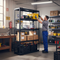 Heavy Duty Metal Garage Shelving 1800mm High | 90-130kg Per Shelf | Boltless Racking UK
