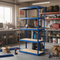 Heavy Duty Garage Shelving | 1800mm High | 200-280kg Capacity | Blue Steel Storage Racking
