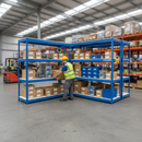 Premium 4x 1677mm Heavy Duty Melamine Shelving | 400kg Capacity | Blue Racking UK