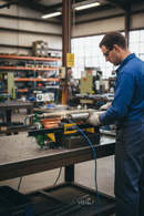 Professional Rapid Bedknife Facing Tool for Quick and Accurate Sharpening with Pneumatic Grinder - Detail View