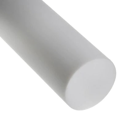 Homopolymer Polypropylene Plastic Rod - 1000mm