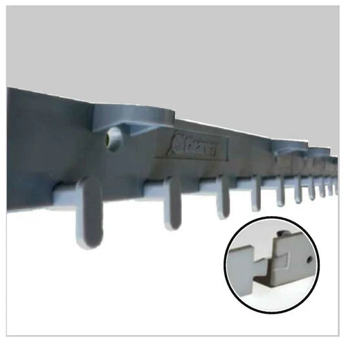 Heavy-Duty Solid Black PVC Strip Curtains – QuickMount Kit for Privacy, Dust & Draft Control