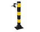 ProGuard Steel Folding Parking Post – Heavy Duty Anti-Theft Bollard | Space Saver & Security