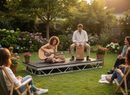 Premium Portable Stage Deck 6 x 2ft - Heavy Duty Aluminium with Non-Slip Surface and Bolt Together Construction - Detail View
