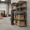 Heavy Duty Shelving Unit 1800mm High | 200kg-280kg Capacity | Grey Industrial Warehouse Racking