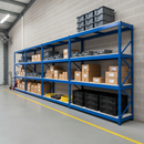 3x 1980mm Heavy Duty Melamine Shelving | 400kg Capacity | Blue Racking UK