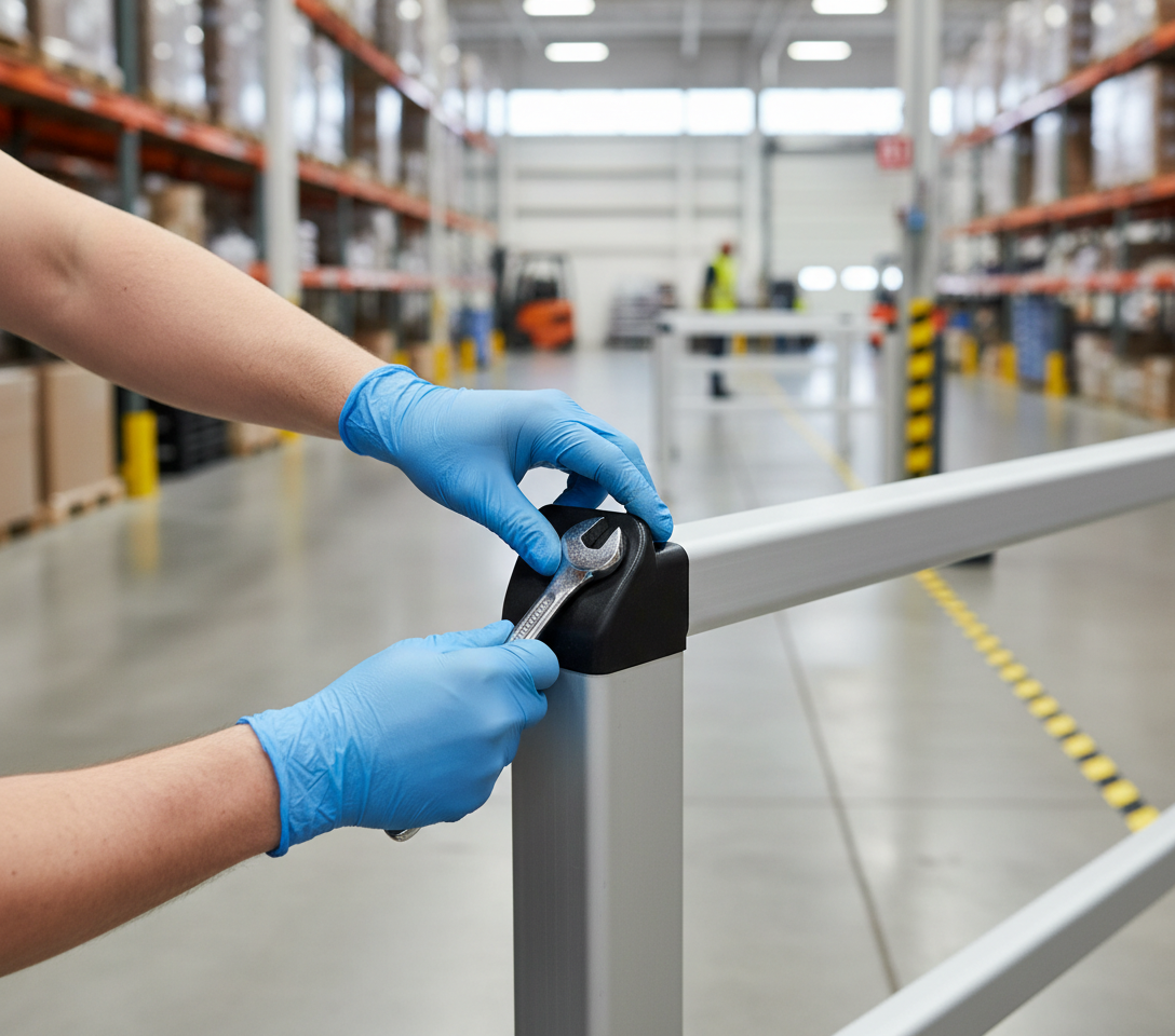 Premium Extended Pedestrian End Rail Kit | Buy Online UK