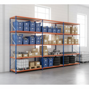 3x Premium Industrial Shelving - 2440mm High - 200kg Capacity - Chipboard