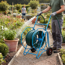 Premium Heavy Duty Hose Trolley for 100m Hoses - Durable and Versatile Design - High-Quality Professional Grade for Indust...