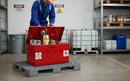 Premium Heavy Duty Chemical and Fuel Storage Boxes - COSHH Compliant with Robust Locking Mechanism and Fire Resistance - D...