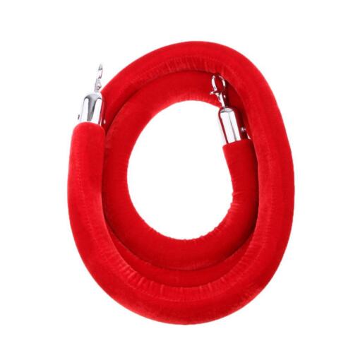 Premium Velvet Rope Queue Barrier – Heavy-Duty Stanchion (1.8m / 2.4m) – Chrome / Brass Finish