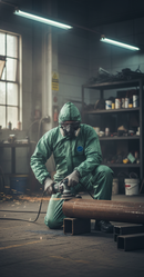 Premium Heavy Duty Green Coveralls with Enhanced Protection and Comfort Features - Main Product Image
