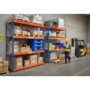 Heavy Duty Steel Shelving 3050mm High 800kg Capacity - Industrial Warehouse Storage